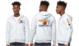 FIREICE25/Bella Canvas mid weight Full zip hoodie/3739