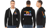FIREICE25/Bella Canvas mid weight Full zip hoodie/3739