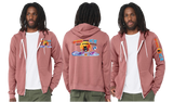 FIREICE25/Bella Canvas mid weight Full zip hoodie/3739