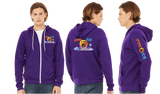 FIREICE25/Bella Canvas mid weight Full zip hoodie/3739