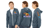 FIREICE25/Bella Canvas mid weight Full zip hoodie/3739
