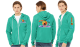 FIREICE25/Bella Canvas mid weight Full zip hoodie/3739