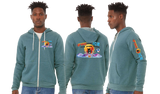 FIREICE25/Bella Canvas mid weight Full zip hoodie/3739
