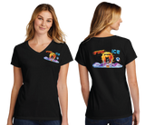 FIREICE25/Port  n Company Women's TriBlend V Neck Tee/LPC330V