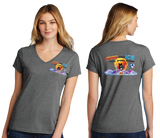 FIREICE25/Port  n Company Women's TriBlend V Neck Tee/LPC330V