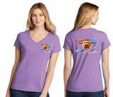 FIREICE25/Port  n Company Women's TriBlend V Neck Tee/LPC330V