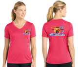FIREICE25/Sport Tek Women PosiCharge Competitor V Neck/LST353