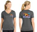 FIREICE25/Sport Tek Women PosiCharge Competitor V Neck/LST353