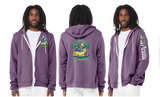 FIVEOCLOCK/Bella Canvas mid weight Full zip hoodie/3739