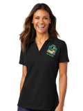 FIVEOCLOCK/ Port Authority Ladies C FREE Cotton Blend Pique Polo/LK867