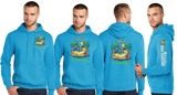 FIVEOCLOCK/Port and Company Core Fleece Pullover Hooded Sweatshirt/PC78H