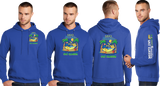 FIVEOCLOCK/Port and Company Core Fleece Pullover Hooded Sweatshirt/PC78H