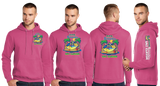 FIVEOCLOCK/Port and Company Core Fleece Pullover Hooded Sweatshirt/PC78H