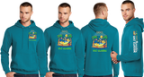 FIVEOCLOCK/Port and Company Core Fleece Pullover Hooded Sweatshirt/PC78H