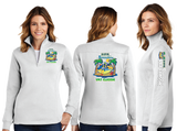 FIVEOCLOCK/Ladies 9oz Quarter Zip Sweatshirt/LST253/