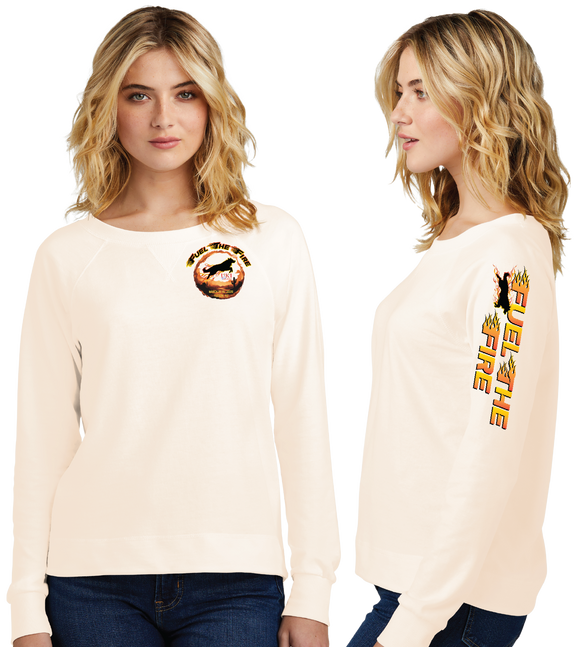 FUEL26/Women Featherweight French Terry Long Sleeve Crewneck/DT672