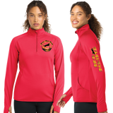 FUEL26/SportTek Women SportWick Stretch QTR Zip Pullover/LST850