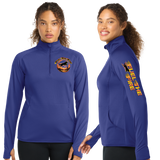 FUEL26/SportTek Women SportWick Stretch QTR Zip Pullover/LST850