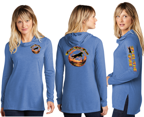 FUEL26/Sport Tek Women TriBlend Wicking Long Sleeve Hoodie/LST406