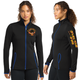 FUEL26/SportTek WOMEN SportWick Stretch Contrast FULL ZIP Jacket/LST853