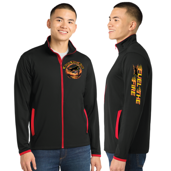 FUEL26/SportTek SportWick Stretch Contrast FULL ZIP Jacket/ST853
