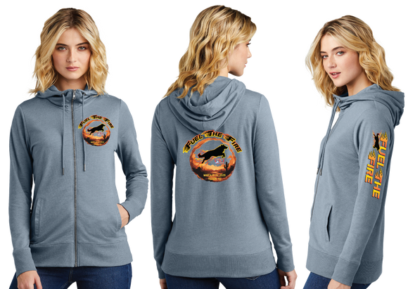 FUEL26/Women Featherweight French Terry Full Zip Hoodie/DT673