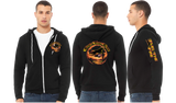 FUEL26/Bella Canvas mid weight Full zip hoodie/3739