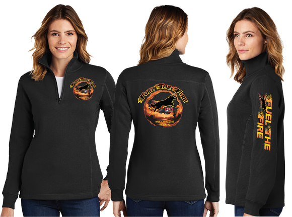FUEL26/Ladies 9oz Quarter Zip Sweatshirt/LST253/