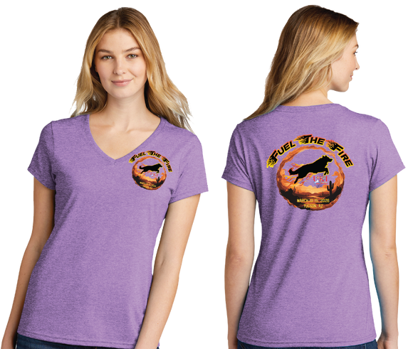 FUEL26/Port  n Company Women's TriBlend V Neck Tee/LPC330V