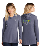 GAME24/Sport Tek Women TriBlend Wicking Long Sleeve Hoodie/LST406