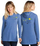 GAME24/Sport Tek Women TriBlend Wicking Long Sleeve Hoodie/LST406