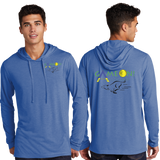 GAME24/UniSex Sport Tek TriBlend Wicking Long Sleeve Hoodie /ST406