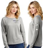 GAME25/Women Featherweight French Terry Long Sleeve Crewneck/DT672
