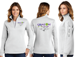 GAME25/Ladies 9oz Quarter Zip Sweatshirt/LST253/