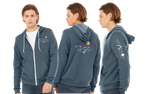 GAME25/Bella Canvas mid weight Full zip hoodie/3739