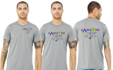 GAME25/UniSex Tri Blend T Shirt SOFTEST Cotton Feel on the Market/3413