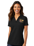 GOLD RUSH/ Port Authority Ladies C FREE Cotton Blend Pique Polo/LK867