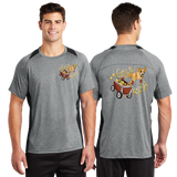 GOLD RUSH/Sport Tek Heather Colorblock Contender Tee/ST361