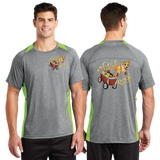 GOLD RUSH/Sport Tek Heather Colorblock Contender Tee/ST361