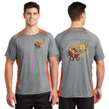 GOLD RUSH/Sport Tek Heather Colorblock Contender Tee/ST361