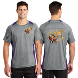 GOLD RUSH/Sport Tek Heather Colorblock Contender Tee/ST361