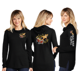 GOLD RUSH/Sport Tek Women TriBlend Wicking Long Sleeve Hoodie/LST406