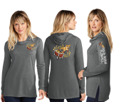 GOLD RUSH/Sport Tek Women TriBlend Wicking Long Sleeve Hoodie/LST406