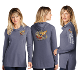 GOLD RUSH/Sport Tek Women TriBlend Wicking Long Sleeve Hoodie/LST406