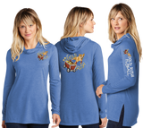 GOLD RUSH/Sport Tek Women TriBlend Wicking Long Sleeve Hoodie/LST406