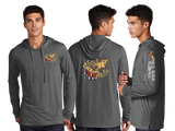 GOLD RUSH/UniSex Sport Tek TriBlend Wicking Long Sleeve Hoodie /ST406