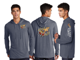 GOLD RUSH/UniSex Sport Tek TriBlend Wicking Long Sleeve Hoodie /ST406