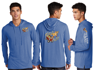 GOLD RUSH/UniSex Sport Tek TriBlend Wicking Long Sleeve Hoodie /ST406