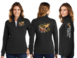 GOLD RUSH/Ladies 9oz Quarter Zip Sweatshirt/LST253