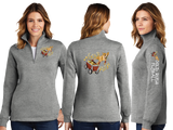 GOLD RUSH/Ladies 9oz Quarter Zip Sweatshirt/LST253